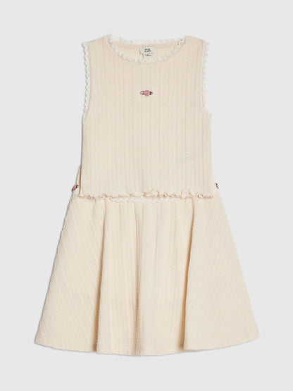 Dsiney Kidz - River Island Cream Woven Top & Skirt Set image 2