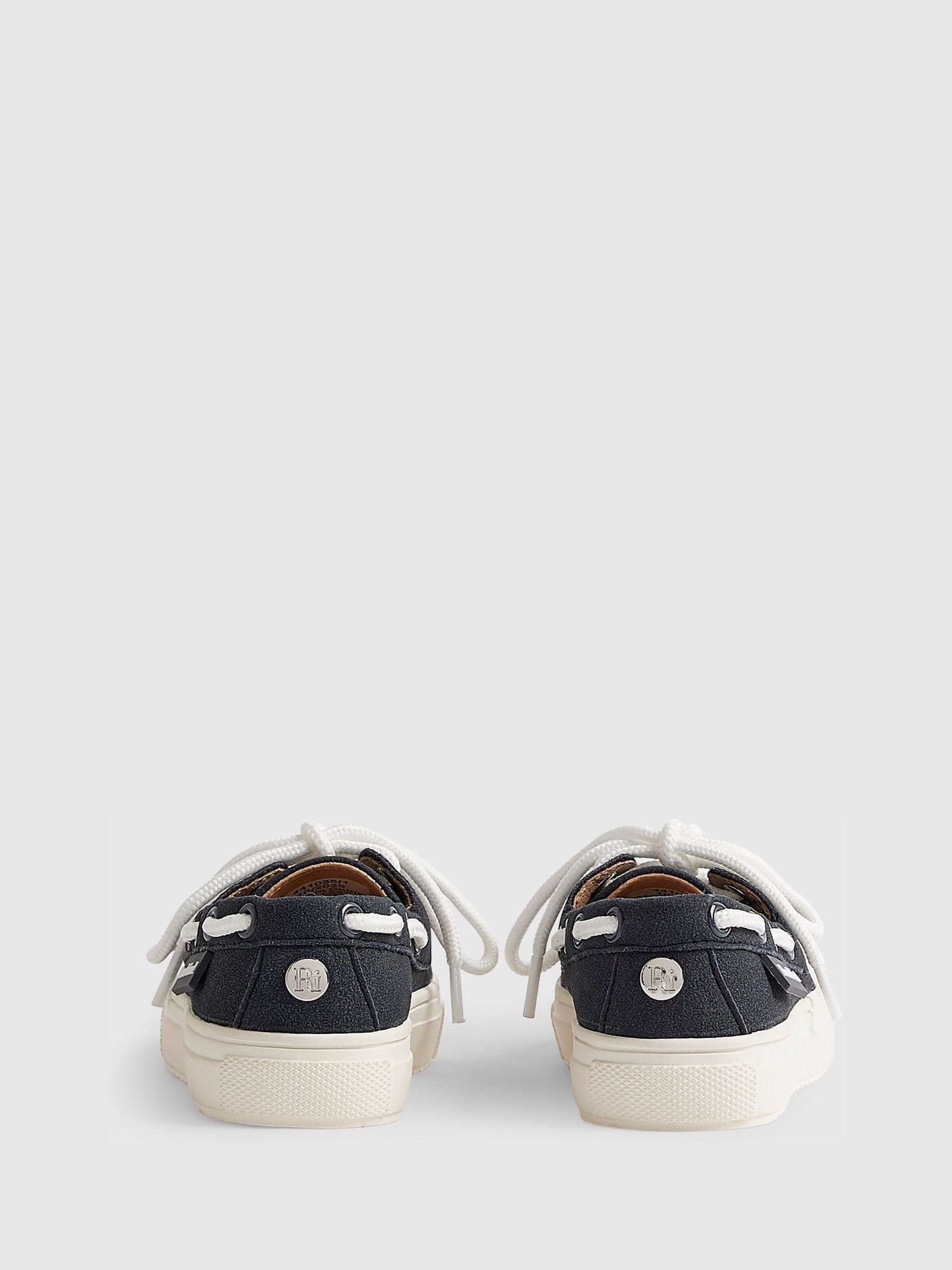 River Island Blue Lace Up Boat Shoes image 4