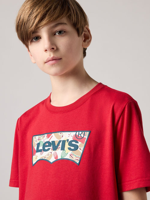 Levi's Red Barbecue Batwing Short Sleeve T-Shirt image 1