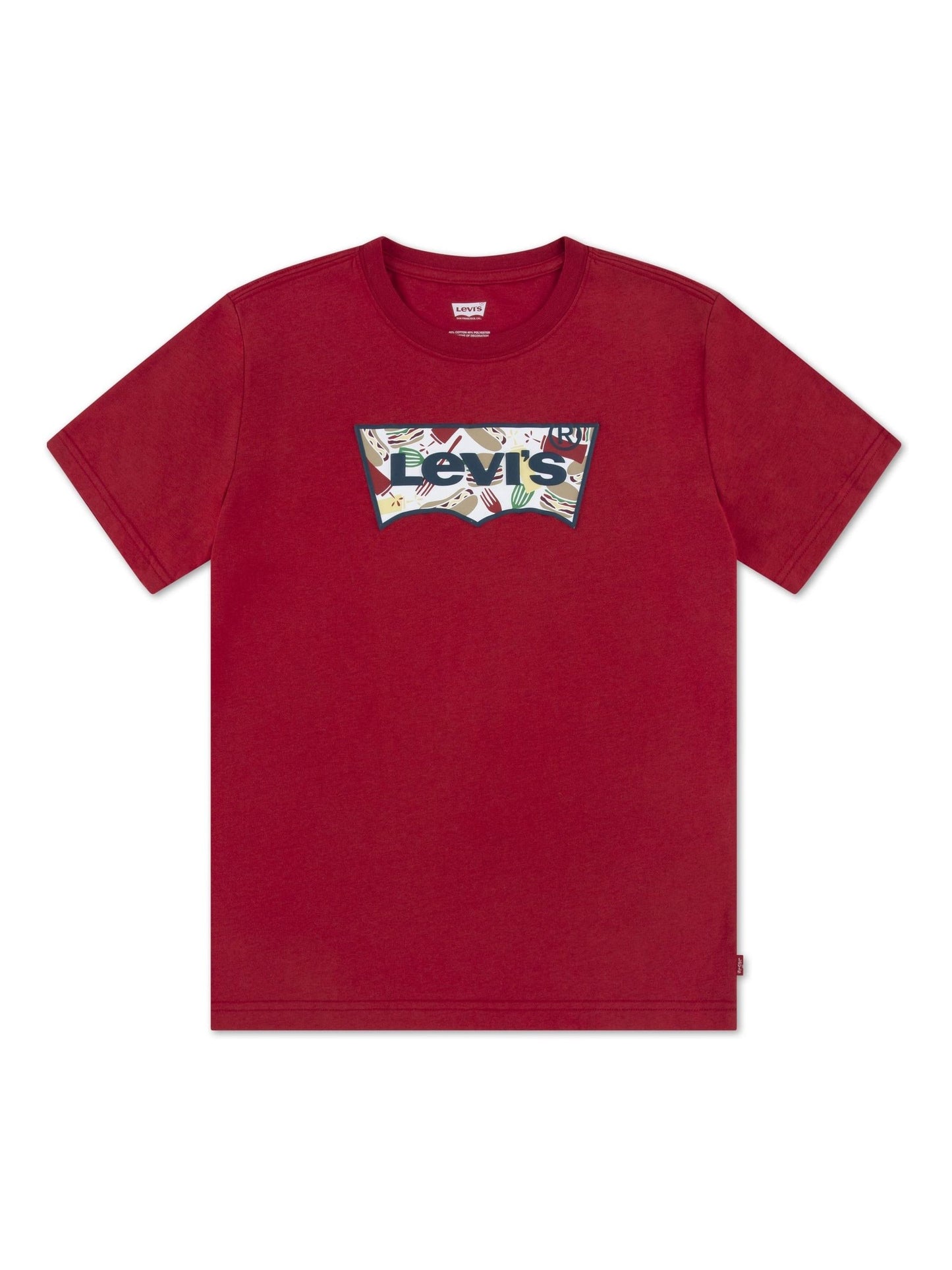 Levi's Red Barbecue Batwing Short Sleeve T-Shirt image 4