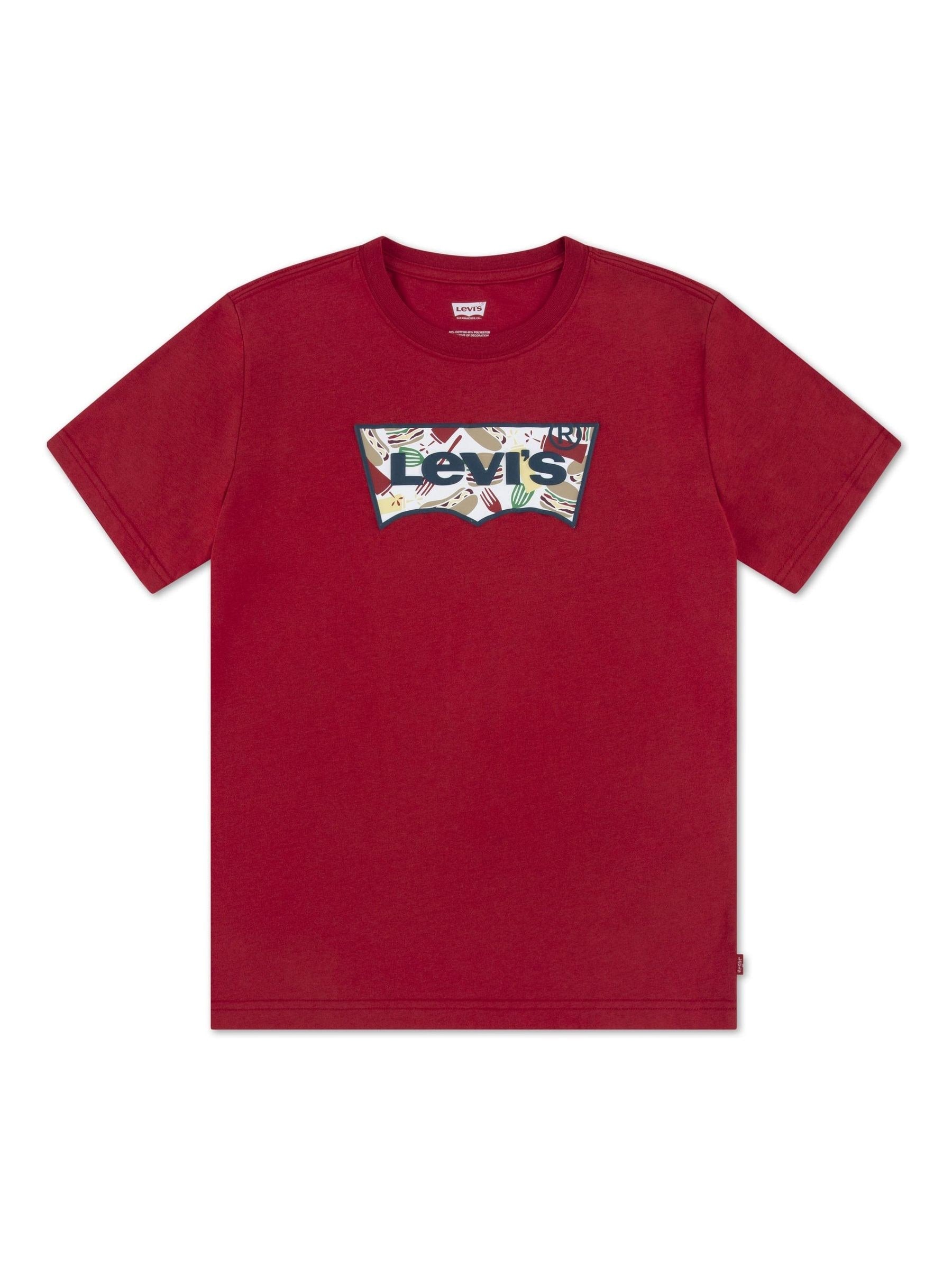 Levi's Red Barbecue Batwing Short Sleeve T-Shirt image 4