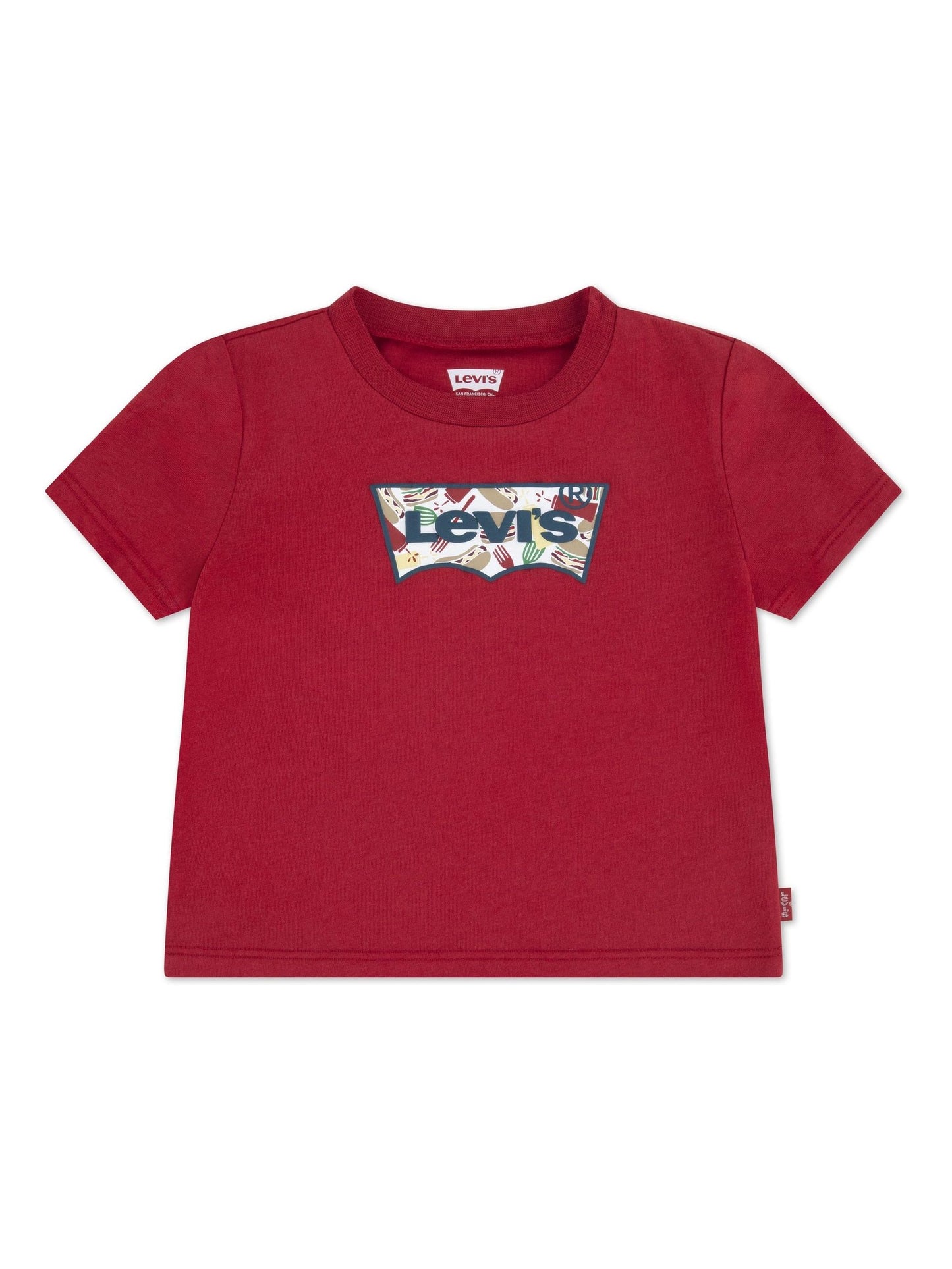 Levi's Red Barbecue Batwing Short Sleeve T-Shirt image 1