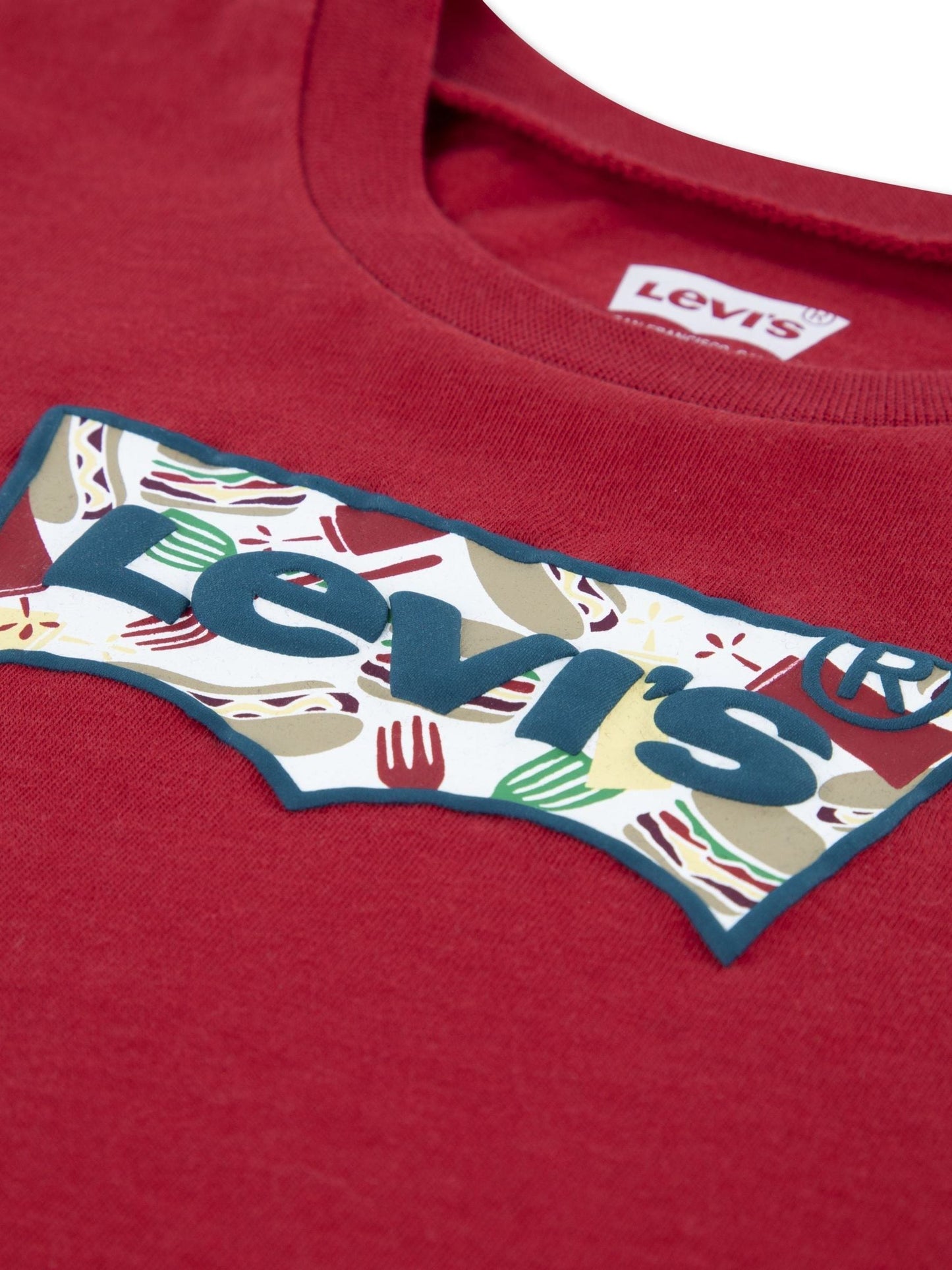 Levi's Red Barbecue Batwing Short Sleeve T-Shirt image 3