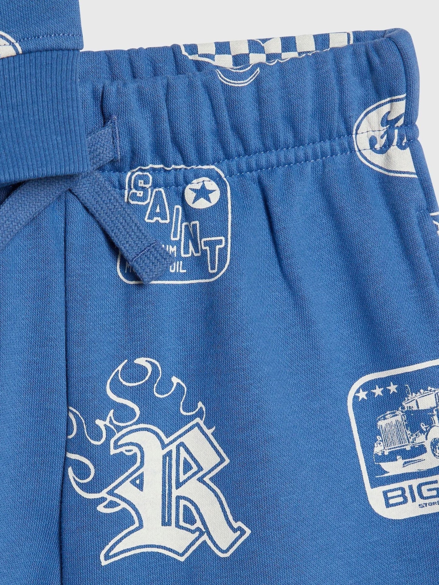 River Island Blue Badge Printed Hoody & Jogger Set image 4