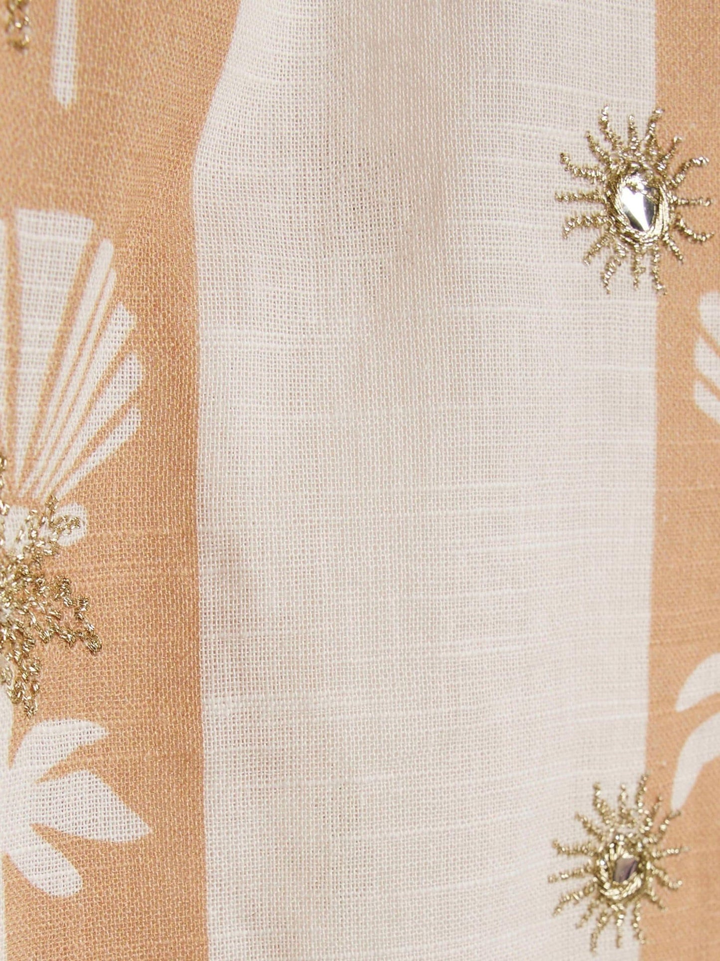 River Island Cream Shell Stripe Waistcoat & Trousers Set image 4