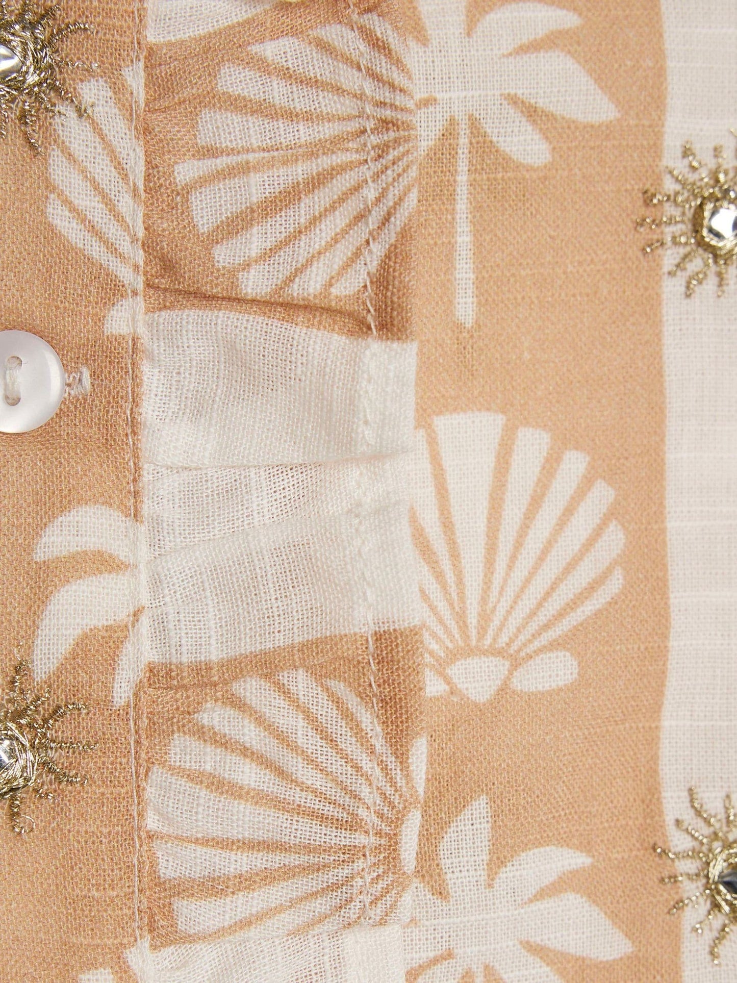 River Island Cream Shell Stripe Waistcoat & Trousers Set image 5