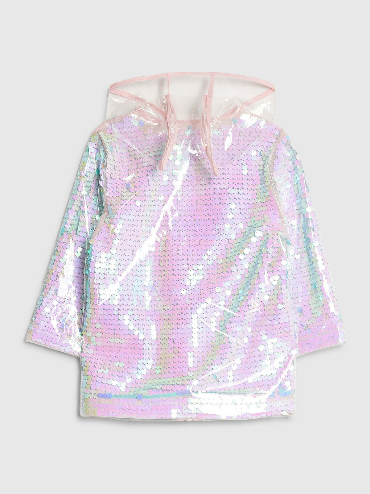 River Island Pink Sequin Glitter Rain Jacket - image 2