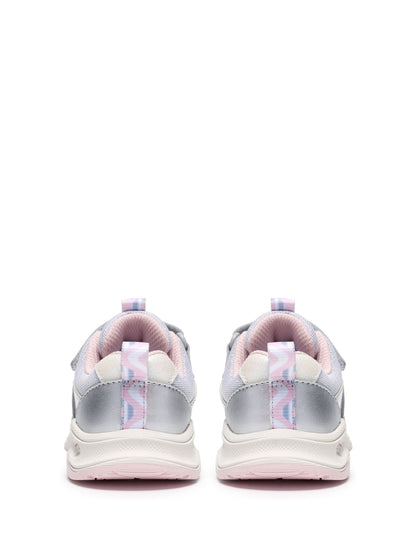Clarks Metallic Gleam Fly Toddler Trainers - image 4