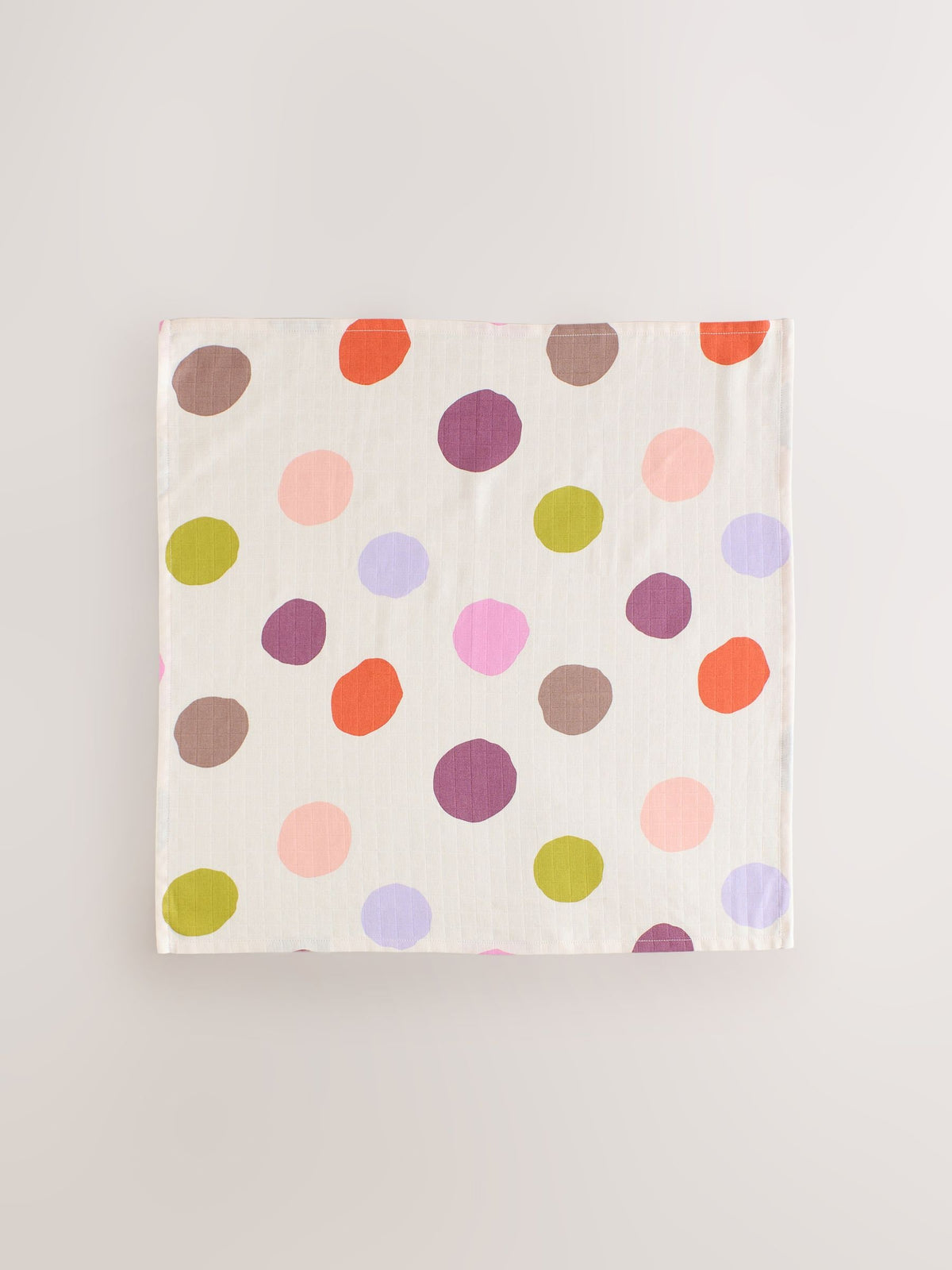 Multi Polka Dot Baby Muslins Cloths 4 Pack - image 2