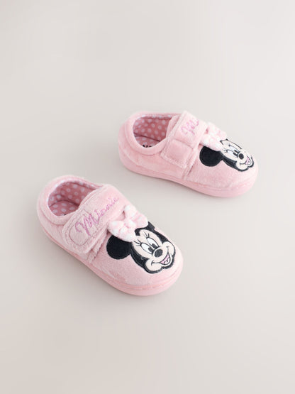 Pink Minnie Mouse Cupsole Slippers image 1