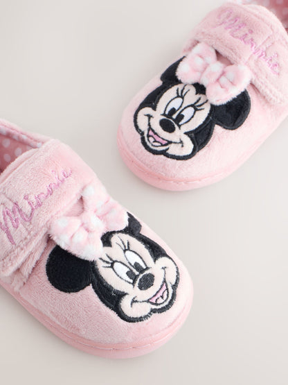 Pink Minnie Mouse Cupsole Slippers image 4