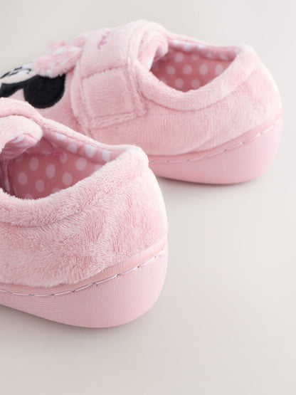 Pink Minnie Mouse Cupsole Slippers image 6