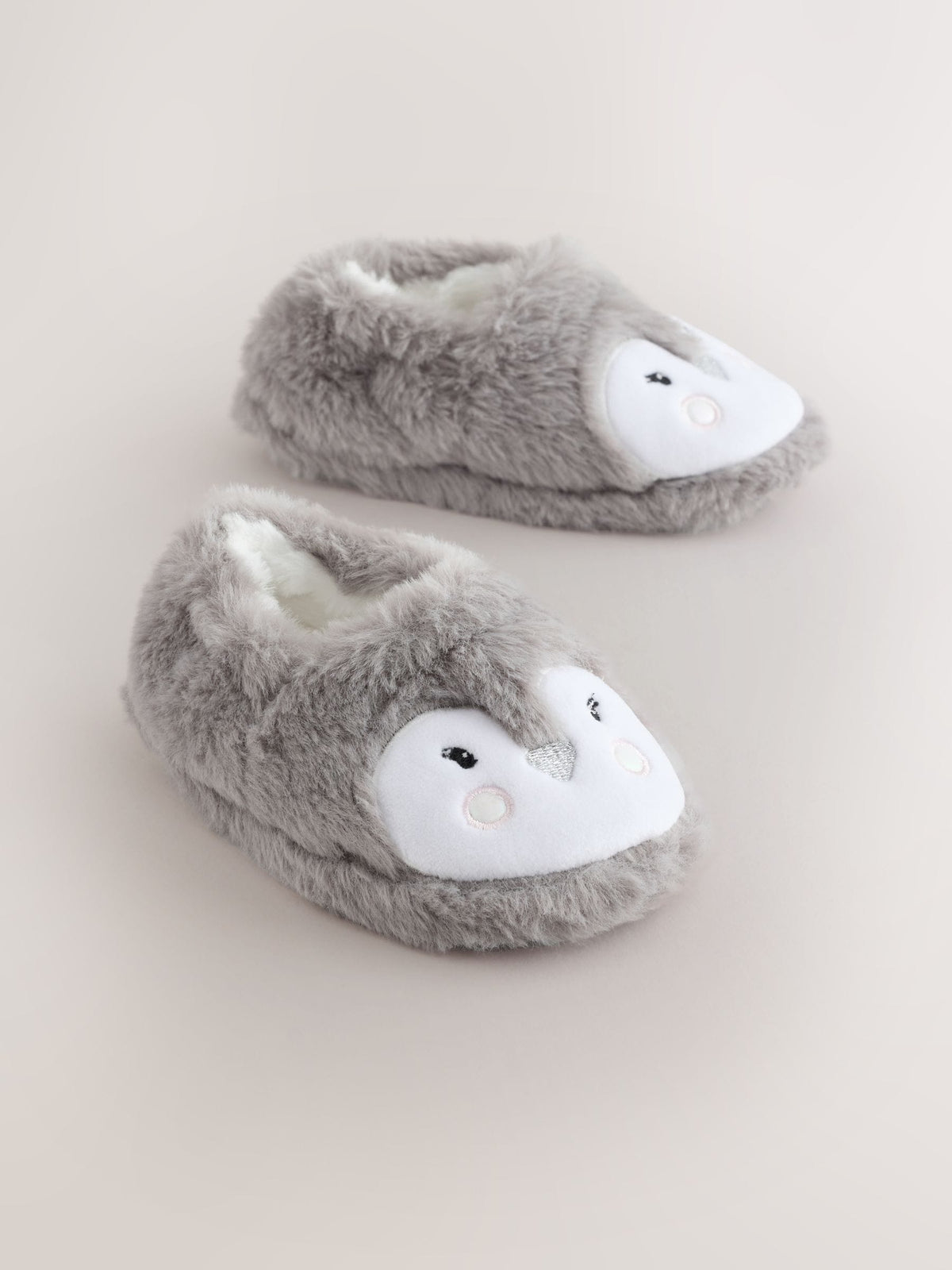 Grey Penguin Character Slippers - image 1