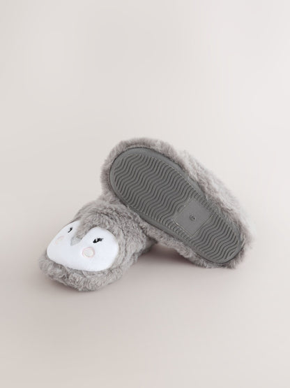 Grey Penguin Character Slippers - image 4