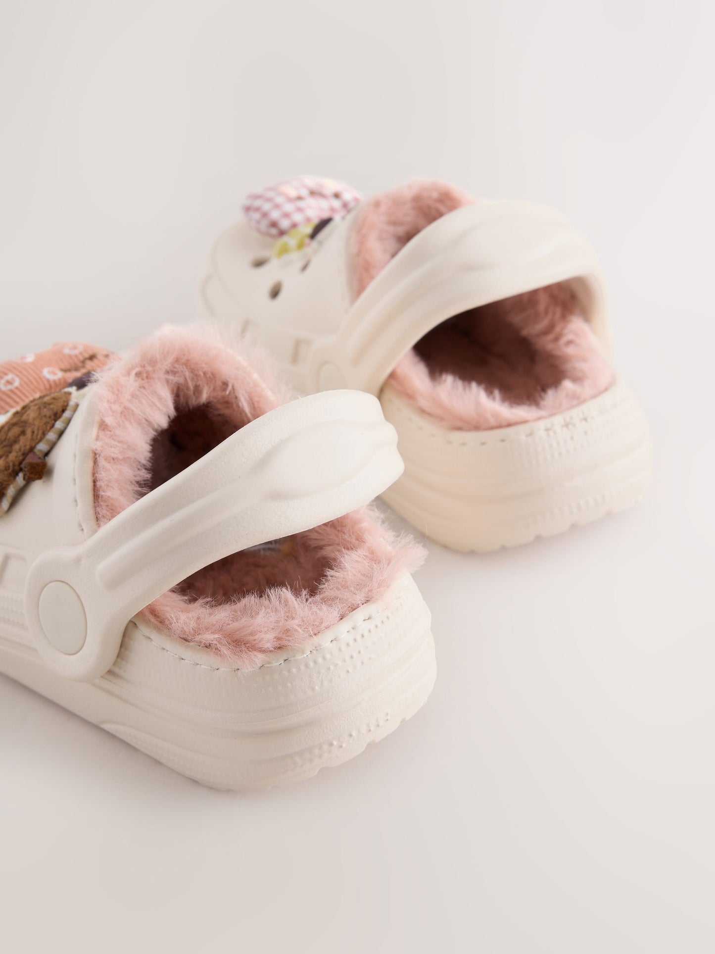 Neutral Character Faux Fur Lined Clog Slippers image 3