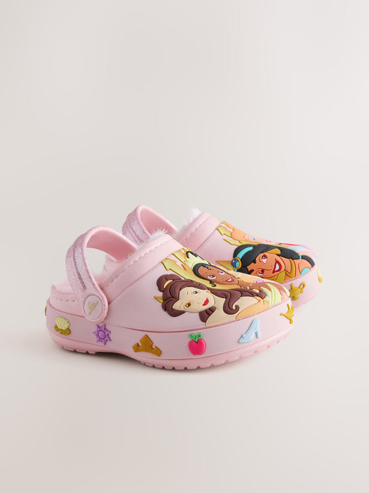 Dsiney Kidz - Pink Disney Princess Cosy Lined Slipper Clogs image 2