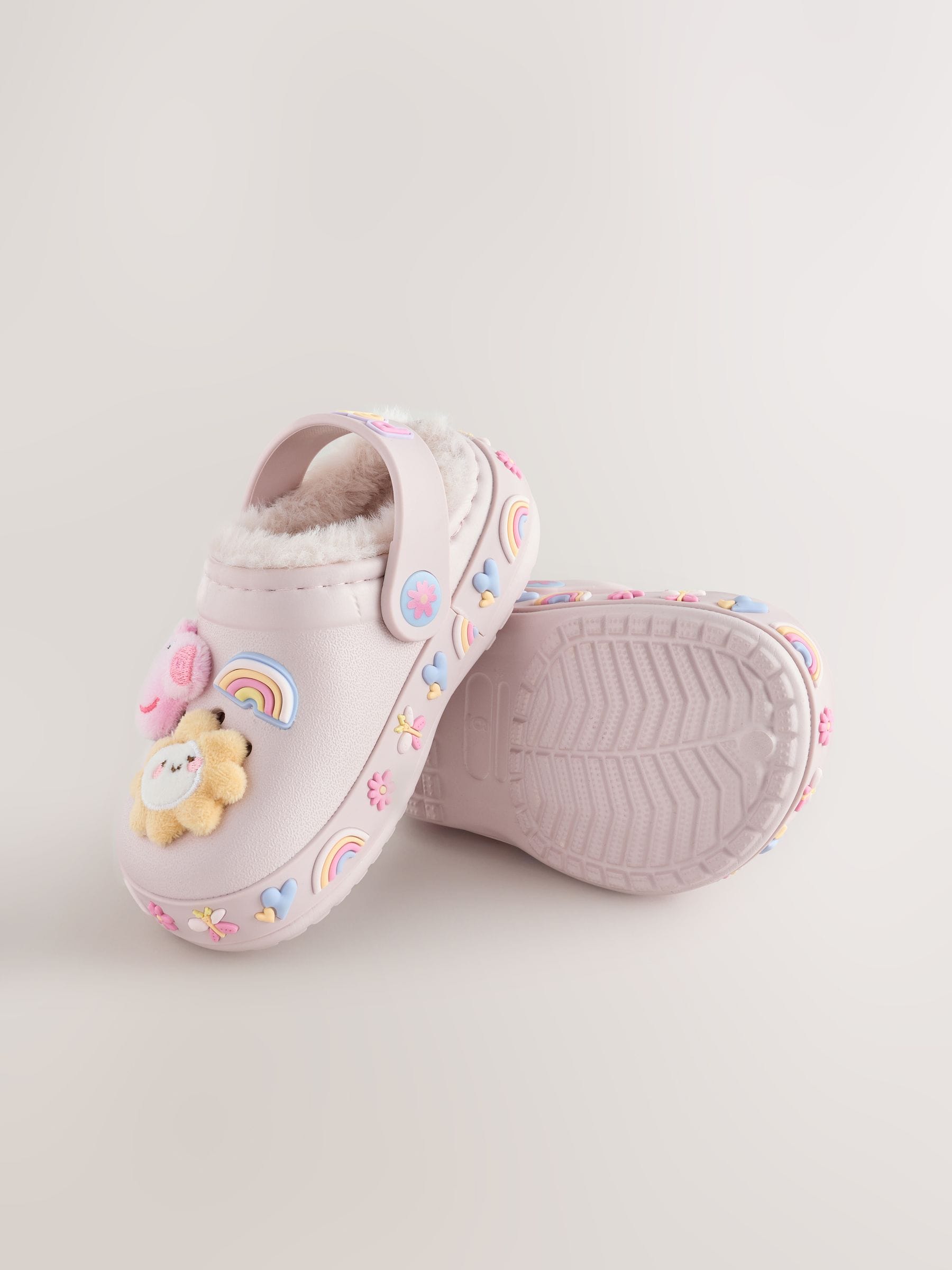 Pink Peppa Pig Cosy Lined Slipper Clogs image 3