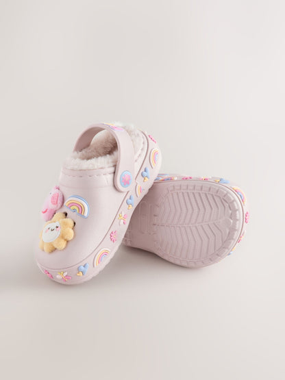 Pink Peppa Pig Cosy Lined Slipper Clogs image 3