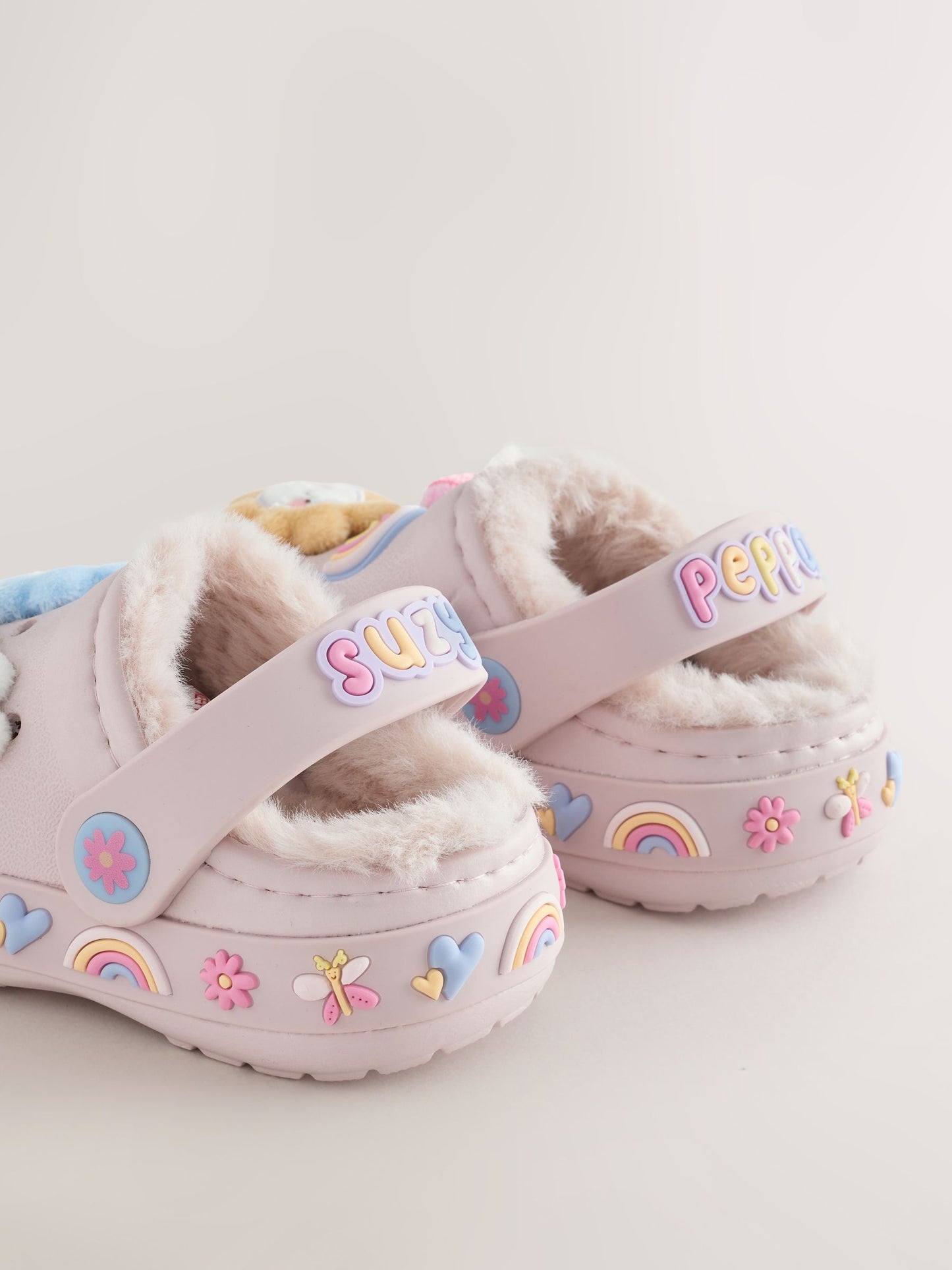 Pink Peppa Pig Cosy Lined Slipper Clogs image 4