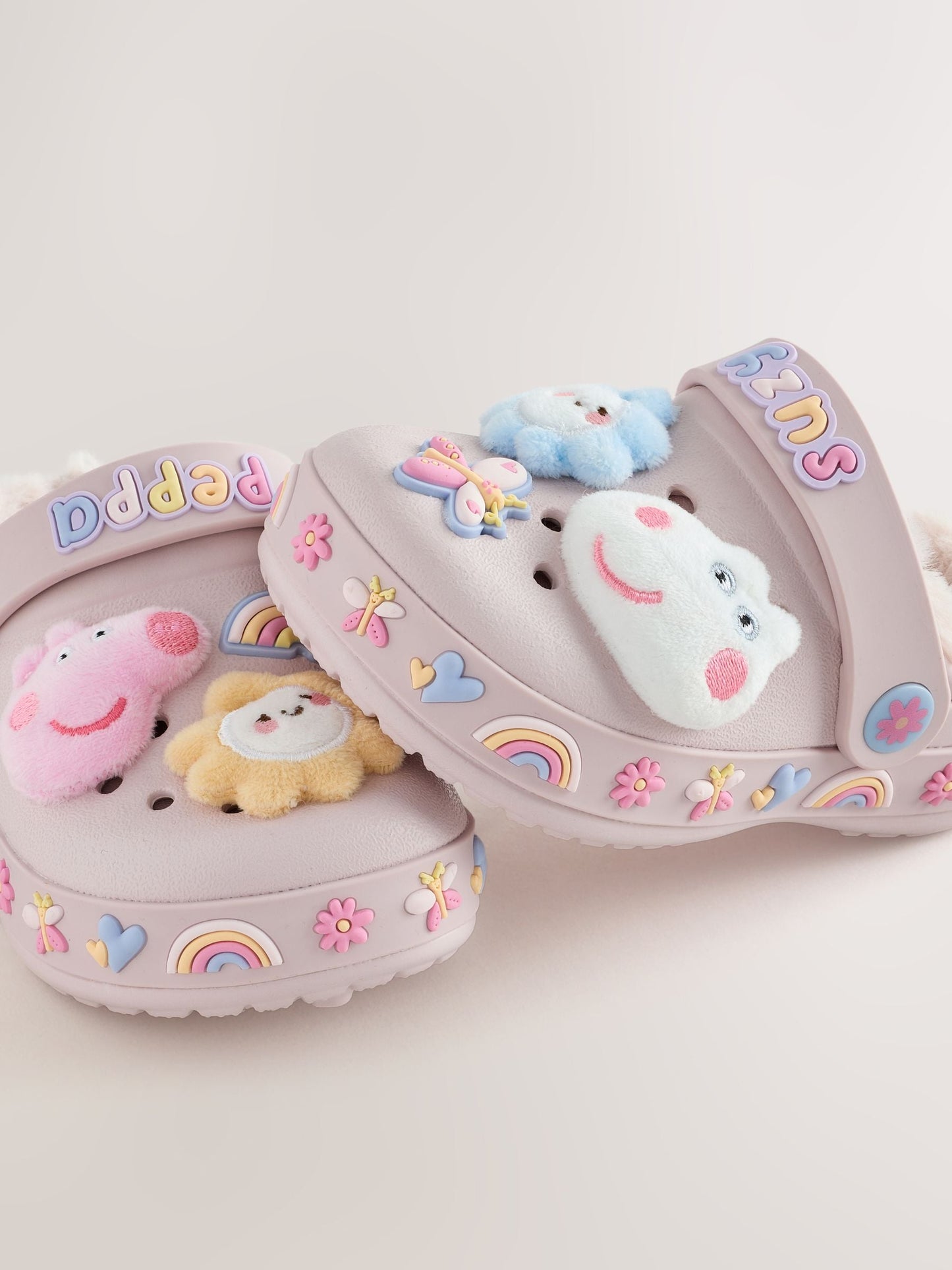 Pink Peppa Pig Cosy Lined Slipper Clogs image 5