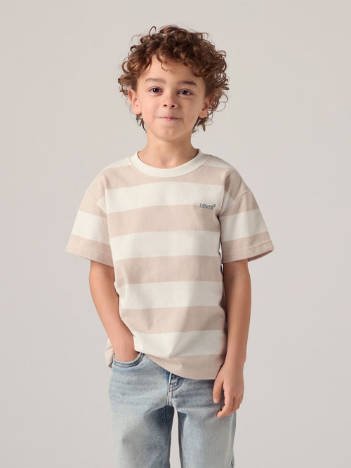 Levi's Orange Big Stripe Short Sleeve T-Shirt image 1