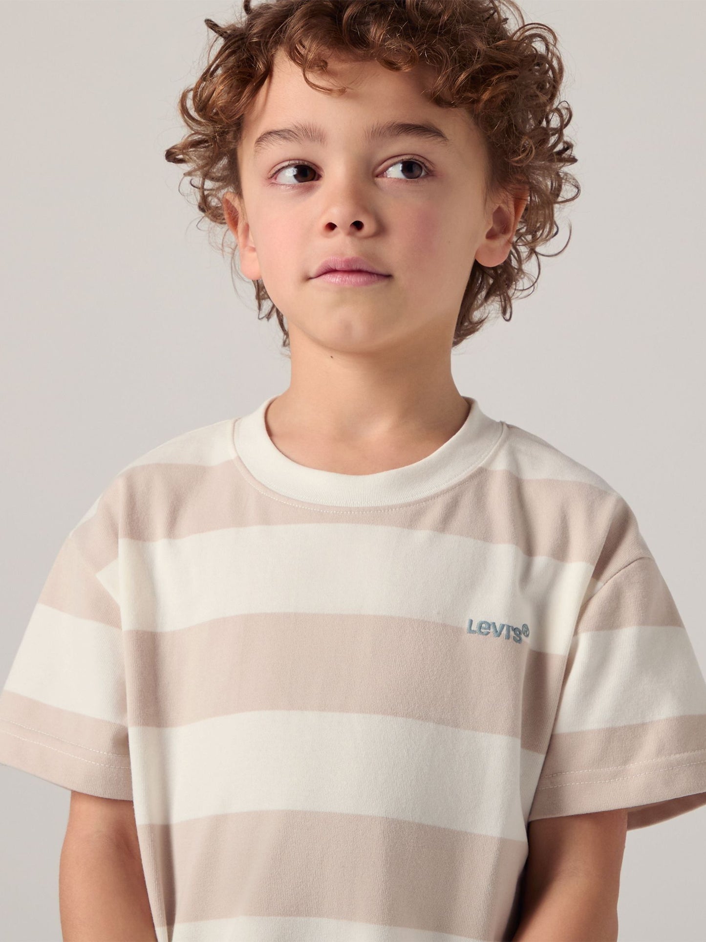 Levi's Orange Big Stripe Short Sleeve T-Shirt image 3
