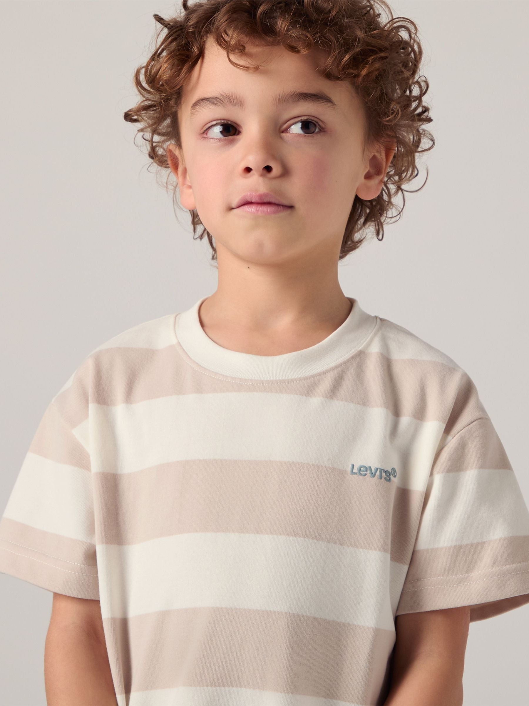 Levi's Orange Big Stripe Short Sleeve T-Shirt image 3