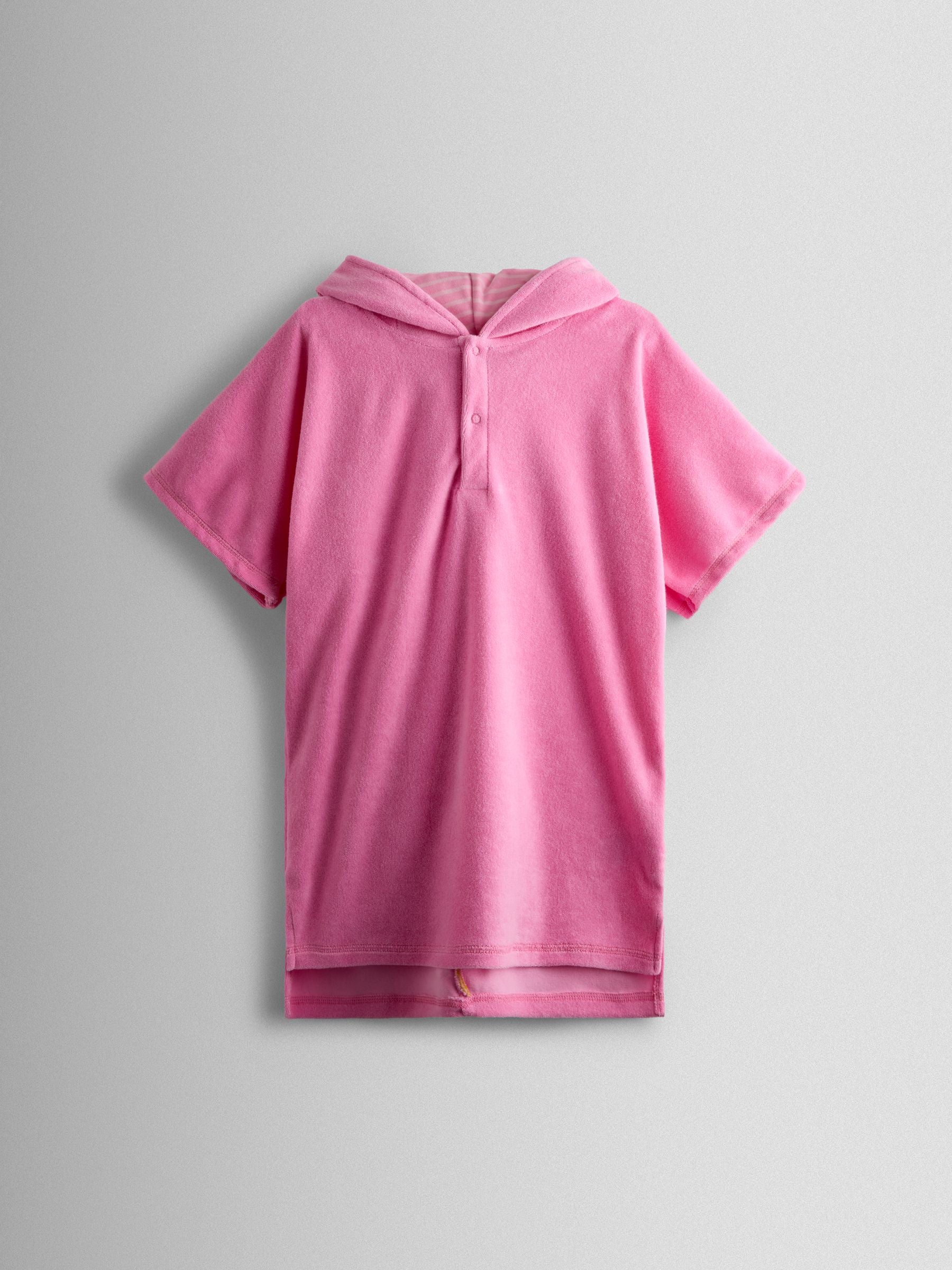 JoJo Maman Bébé Pink Unicorn Character Hooded Poncho Towel image 3