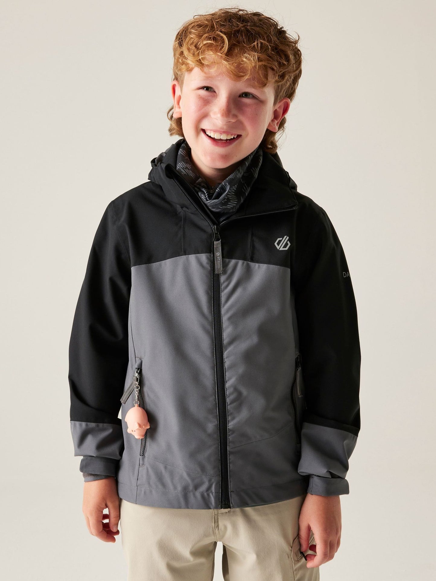 Dsiney Kidz - Dare 2b Grey Explore III Waterproof Jacket image 1