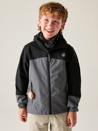 Dsiney Kidz - Dare 2b Grey Explore III Waterproof Jacket image 1