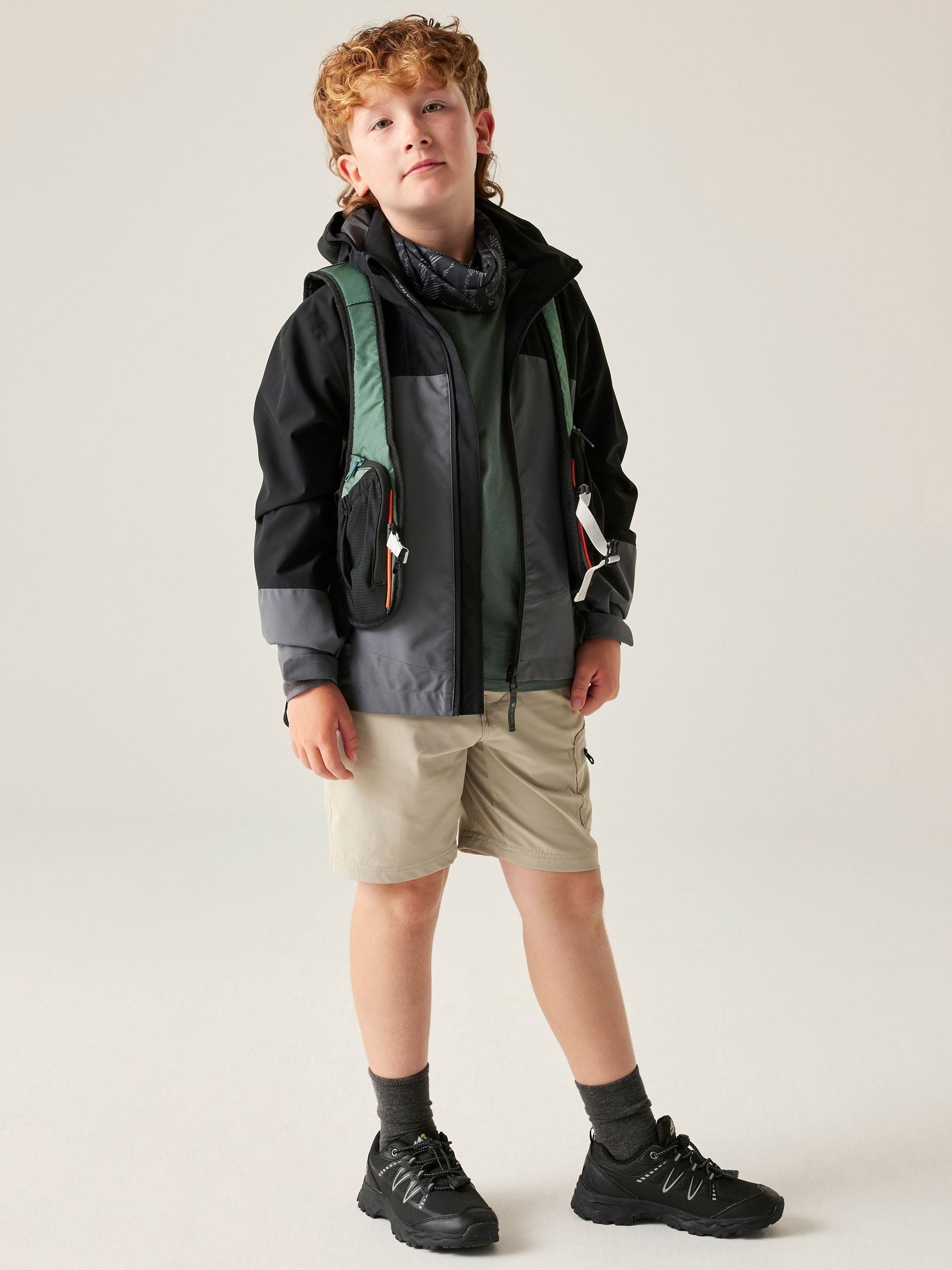 Dsiney Kidz - Dare 2b Grey Explore III Waterproof Jacket image 3
