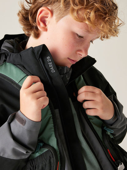 Dsiney Kidz - Dare 2b Grey Explore III Waterproof Jacket image 5