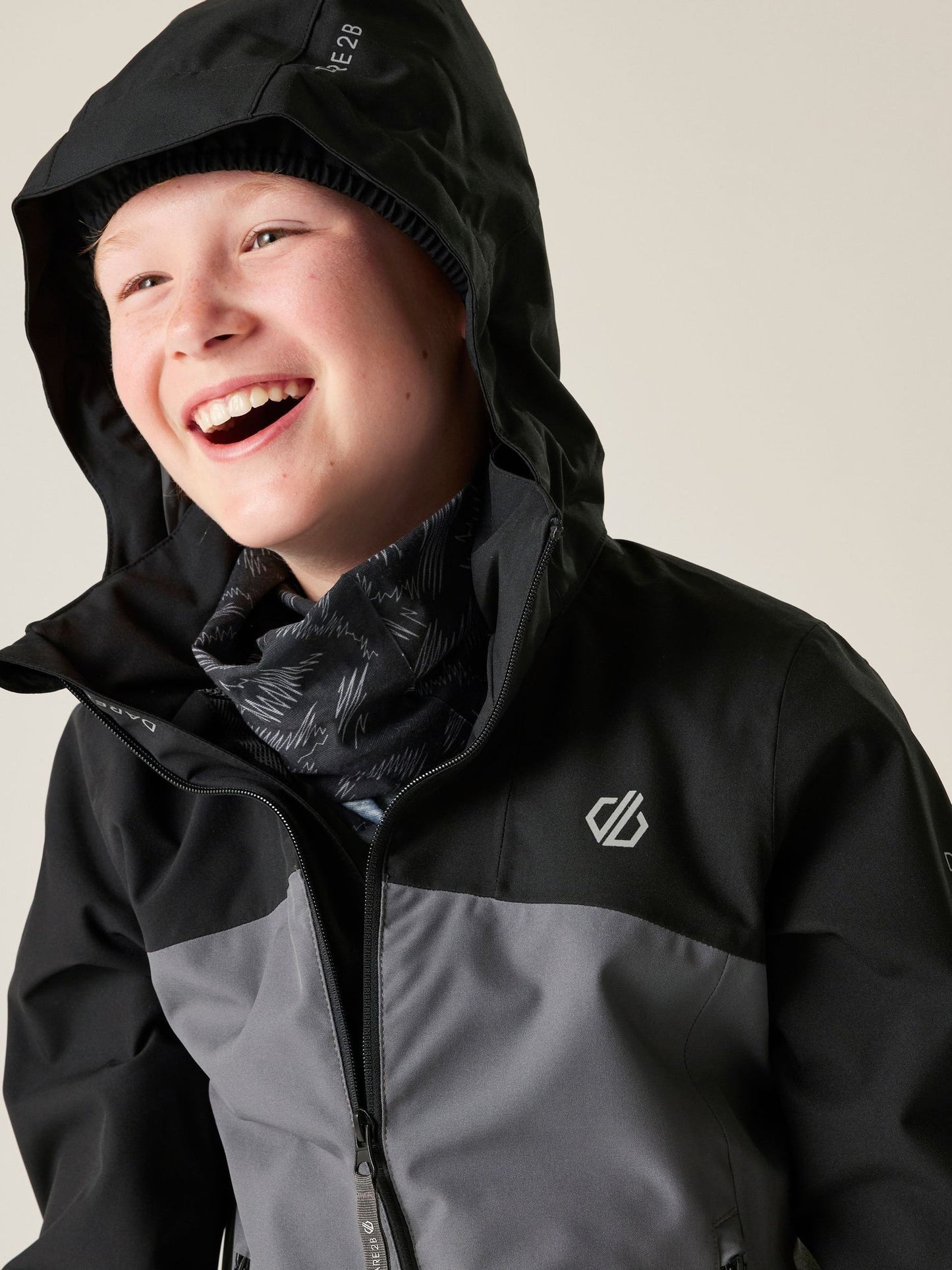 Dsiney Kidz - Dare 2b Grey Explore III Waterproof Jacket image 6