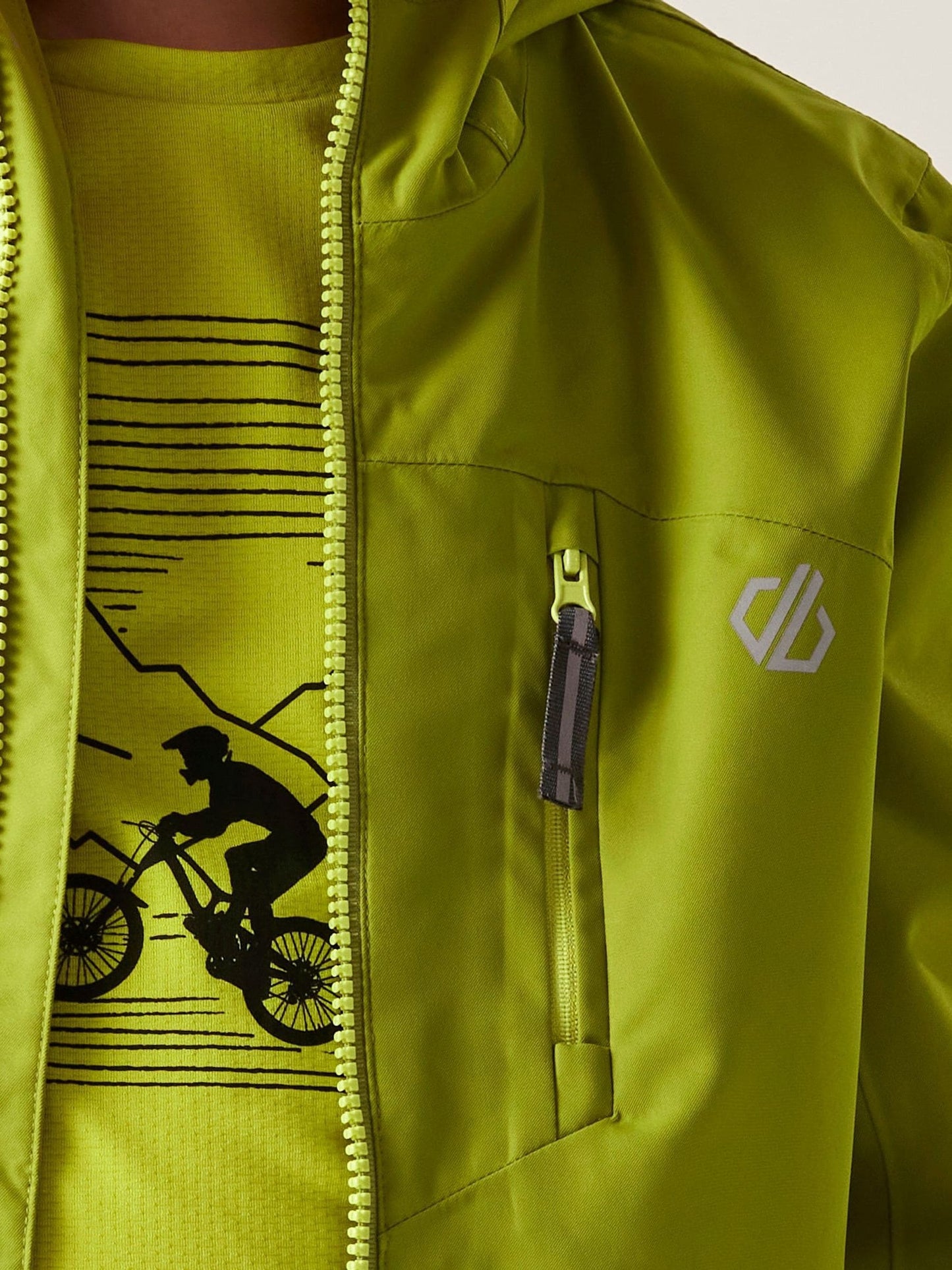 Dsiney Kidz - Dare 2b Green Kids Switch II Waterproof Jacket image 5