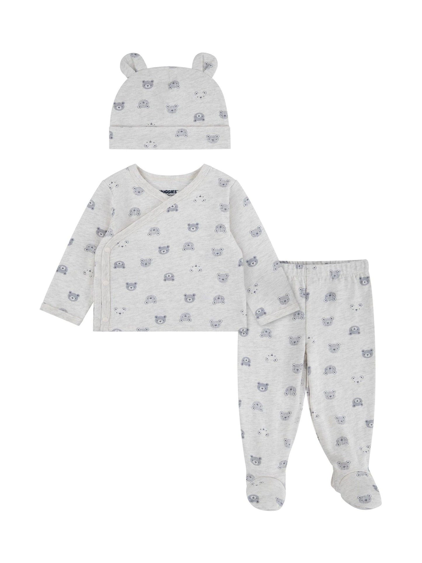 Huggies Natural Top Leggings & Hat Set image 1