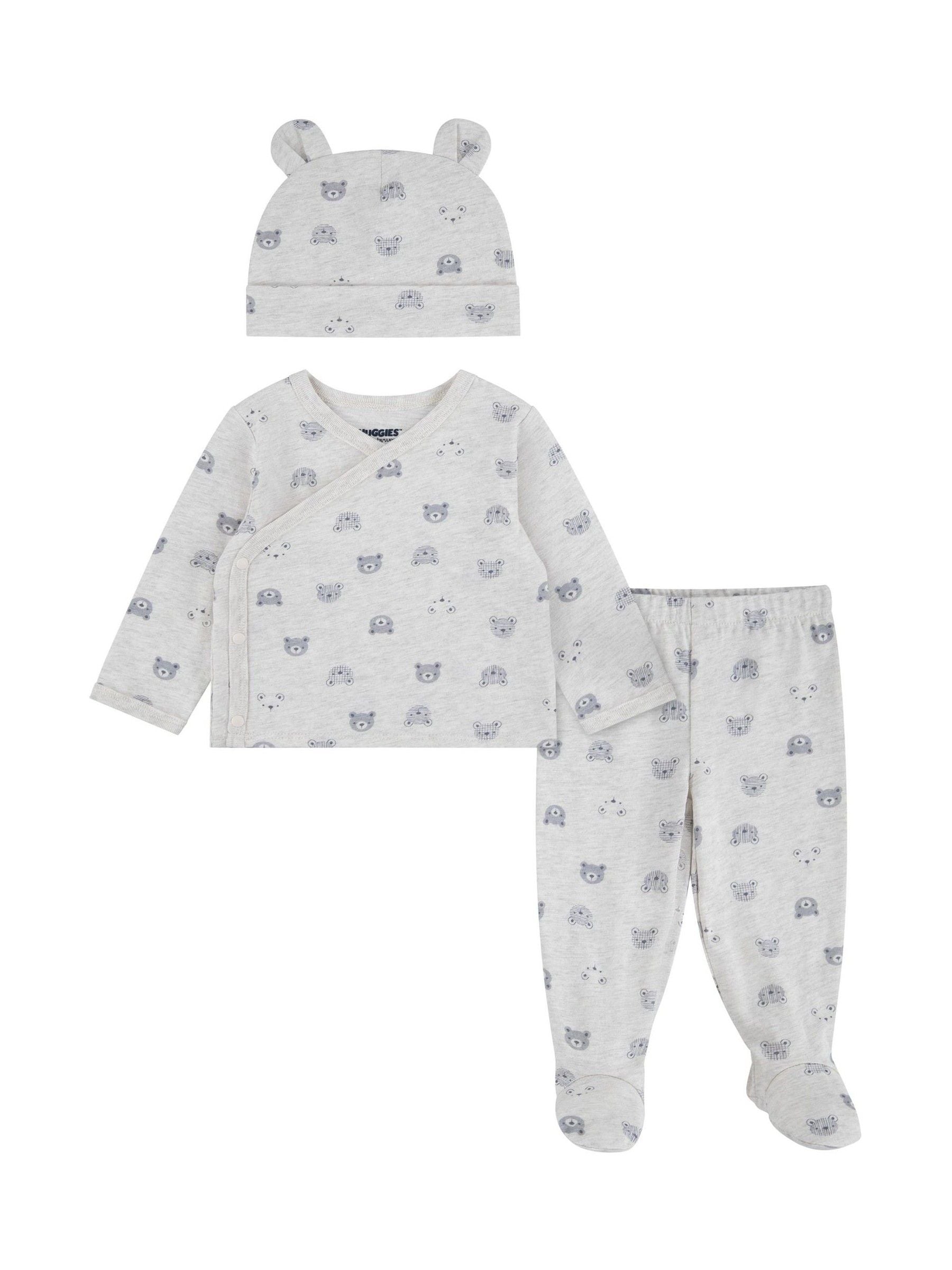 Huggies Natural Top Leggings & Hat Set image 1