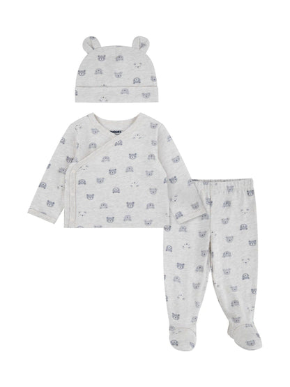Huggies Natural Top Leggings & Hat Set image 1