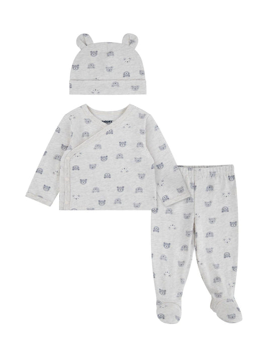 Huggies Natural Top Leggings & Hat Set image 1