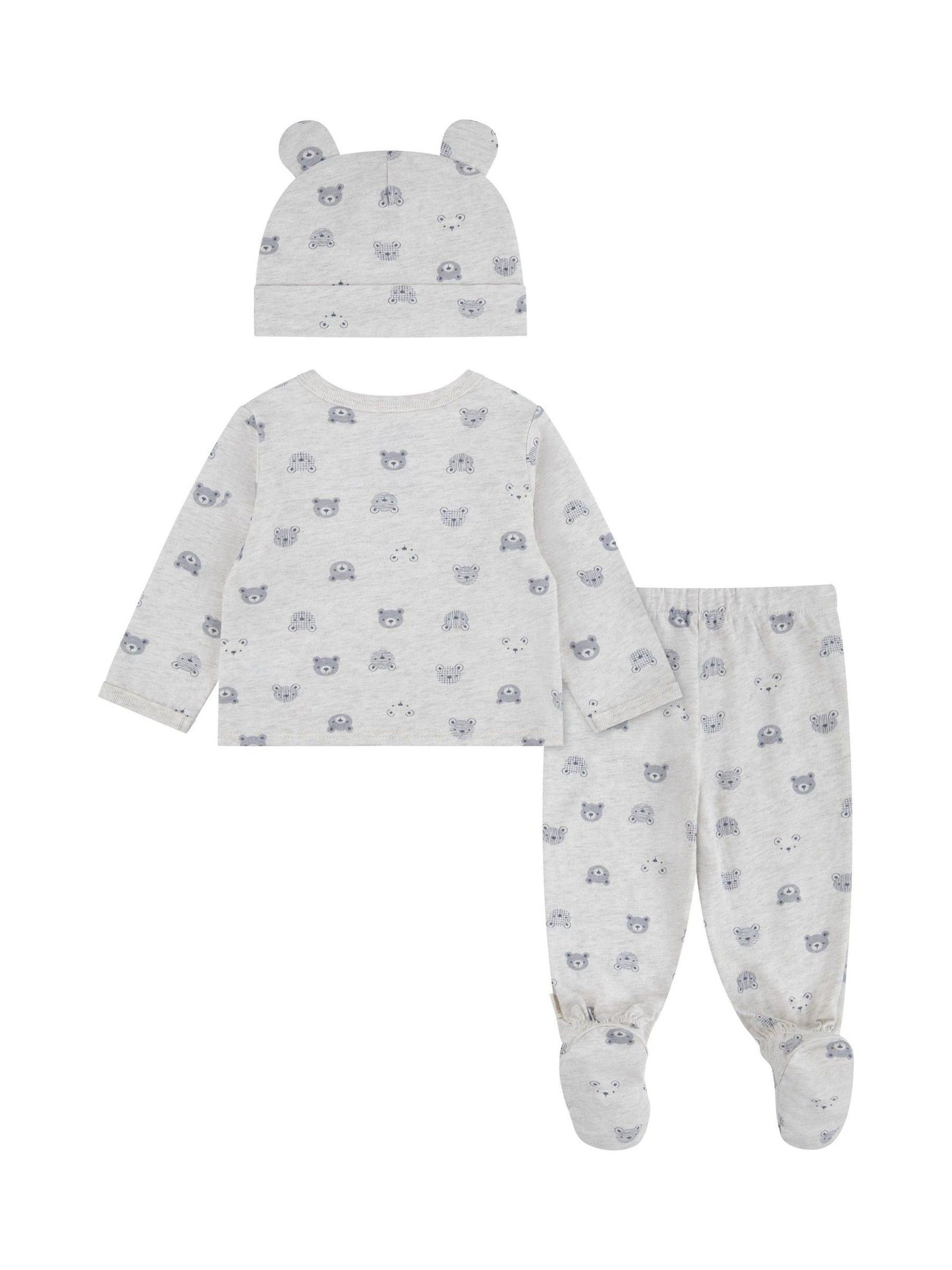 Huggies Natural Top Leggings & Hat Set image 2