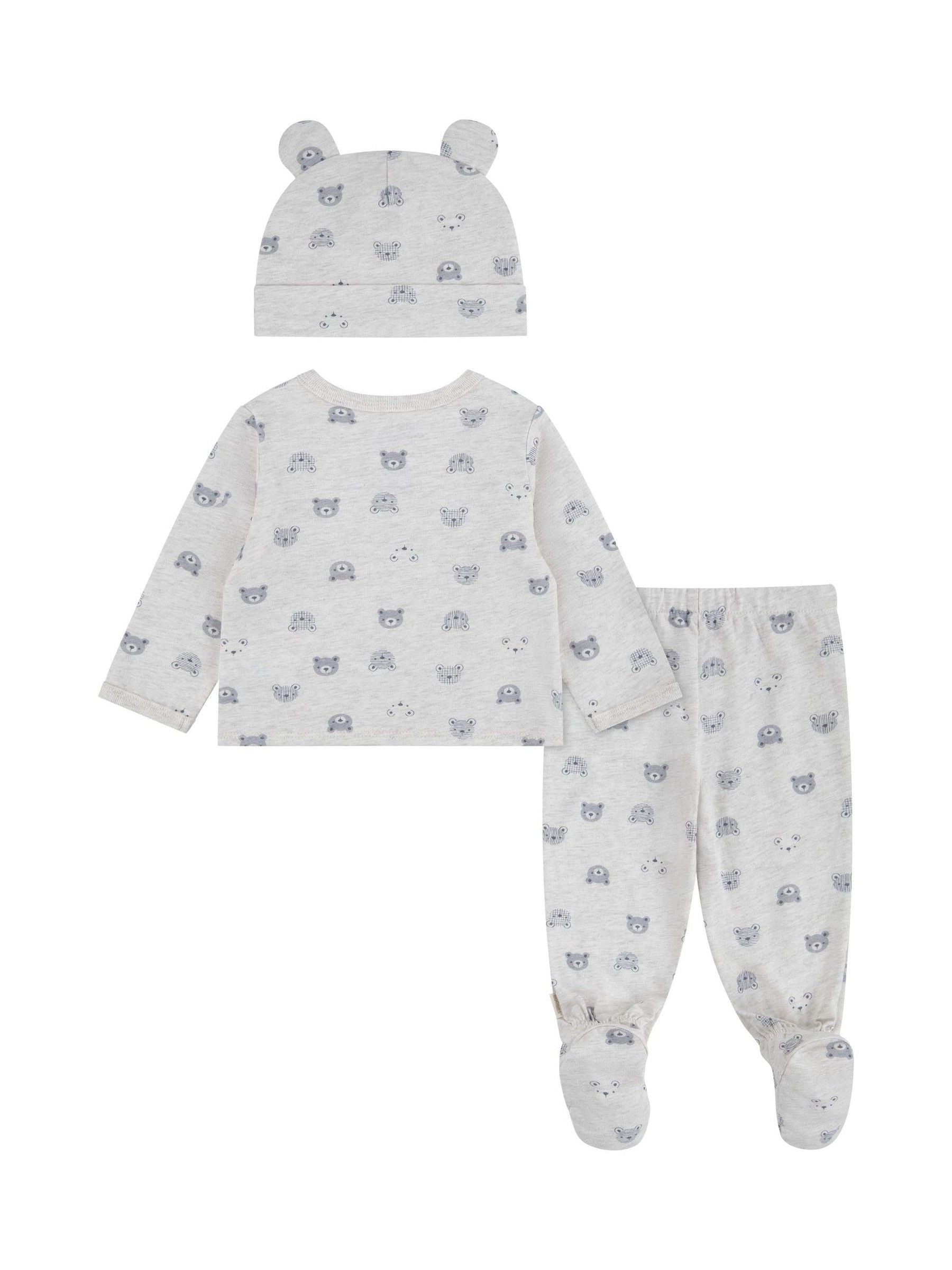 Huggies Natural Top Leggings & Hat Set image 2