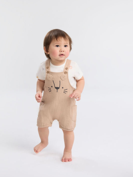 Huggies Natural Baby Dungarees Set image 1