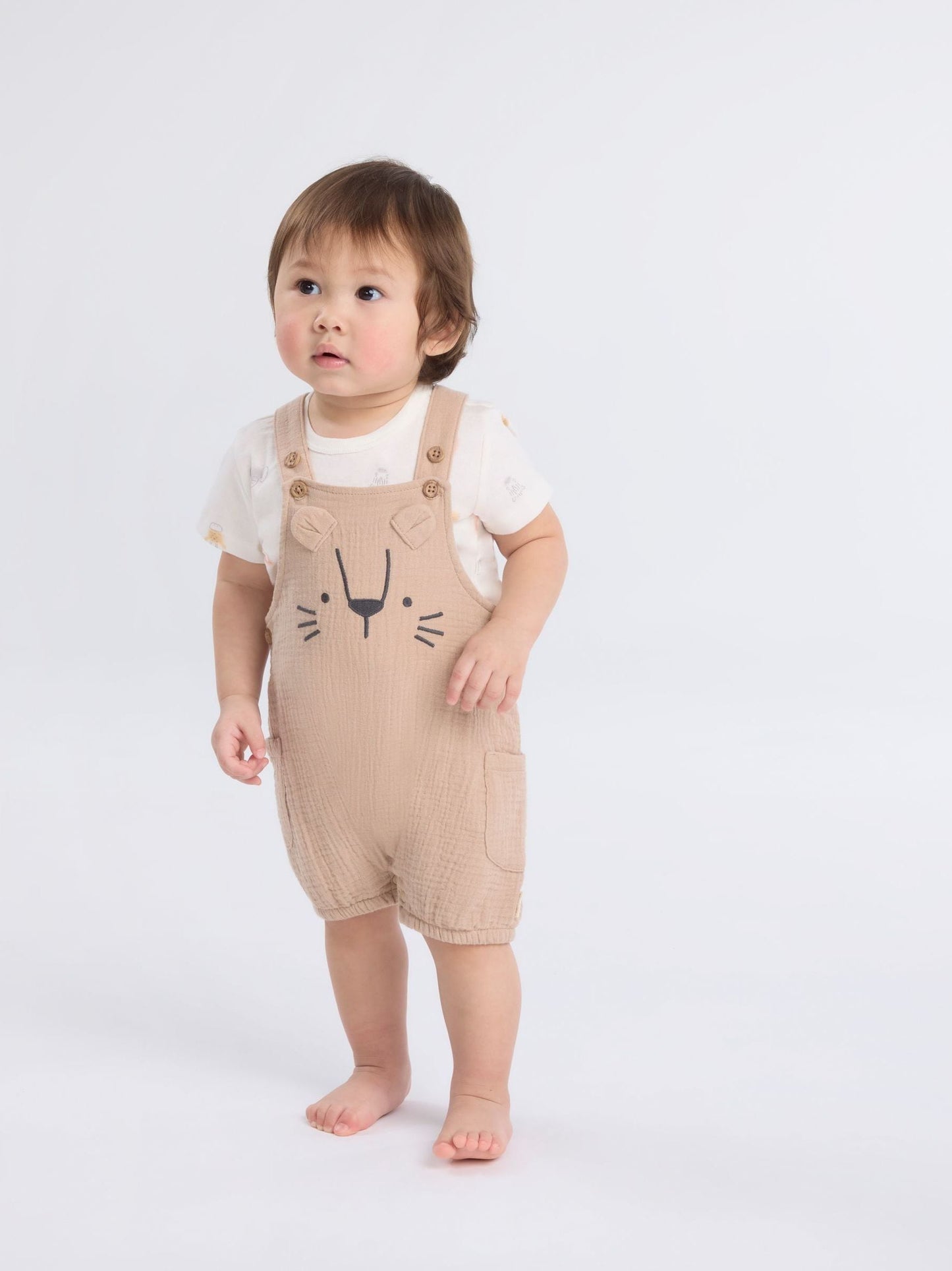 Huggies Natural Baby Dungarees Set image 2