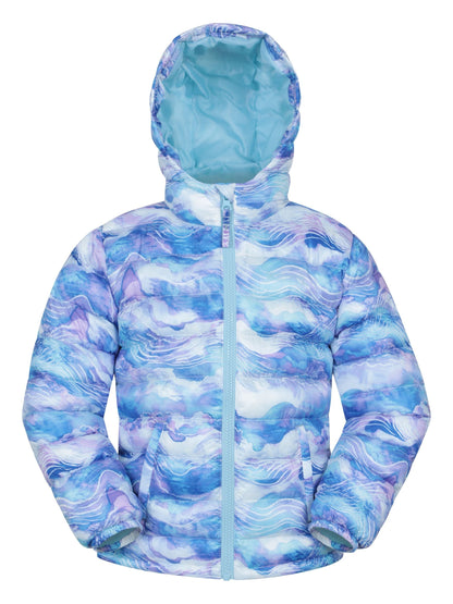 Dsiney Kidz - Mountain Warehouse Blue Seasons  Printed Water-Resistant Padded Jacket image 1