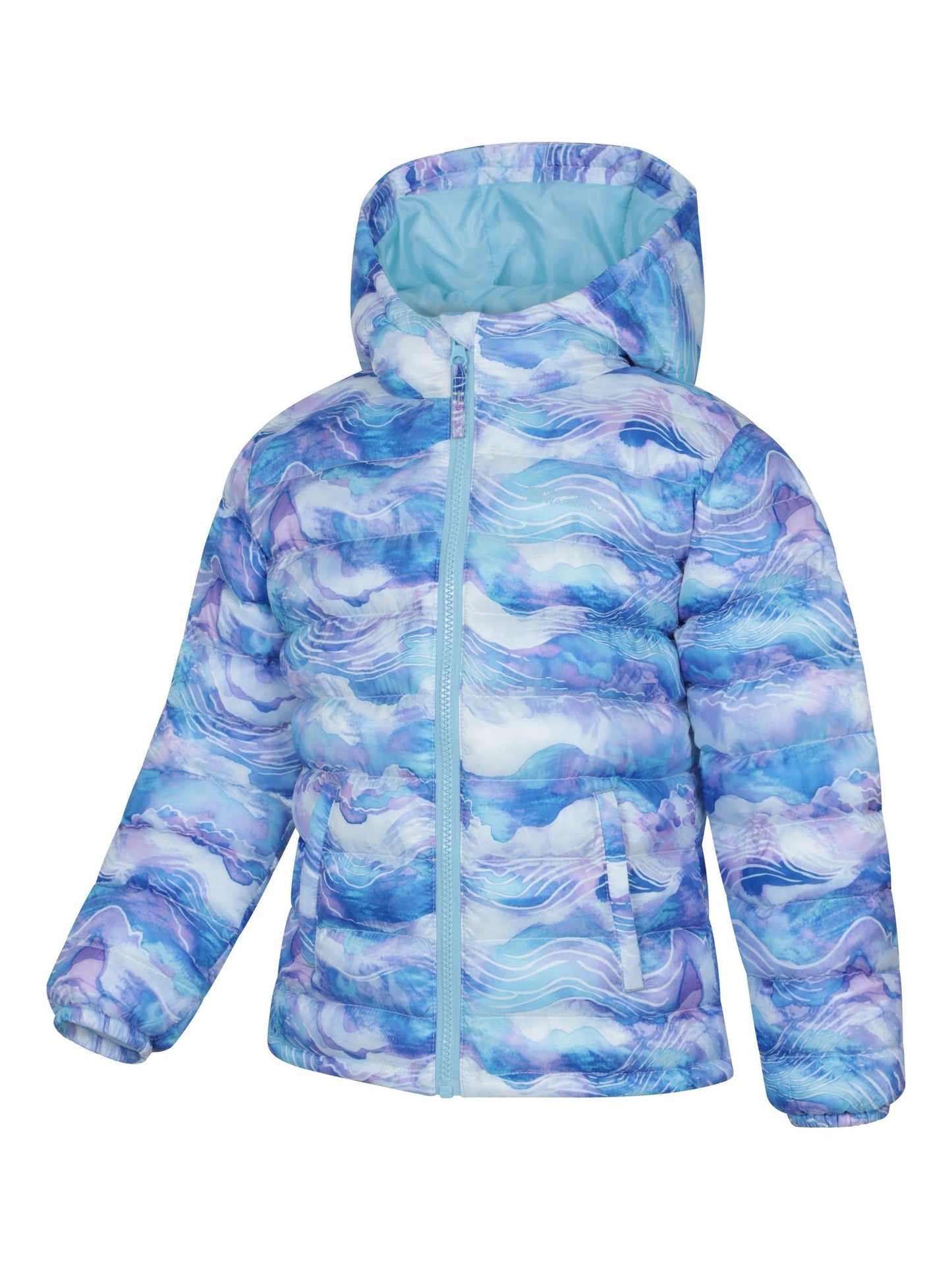 Dsiney Kidz - Mountain Warehouse Blue Seasons  Printed Water-Resistant Padded Jacket image 4