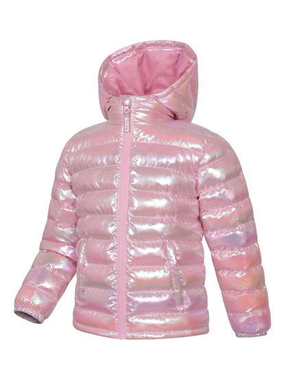 Dsiney Kidz - Mountain Warehouse Pink Seasons II Water-Resistant Padded Jacket image 2