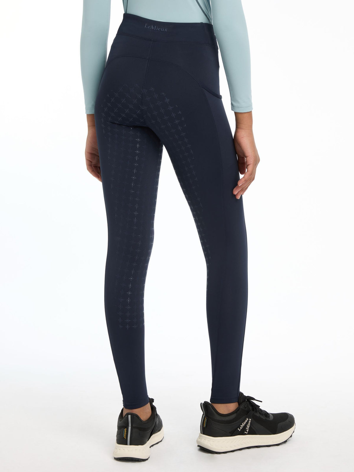 LeMieux Black Young Rider Orla Pull Ons Leggings image 2