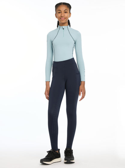 LeMieux Black Young Rider Orla Pull Ons Leggings image 4