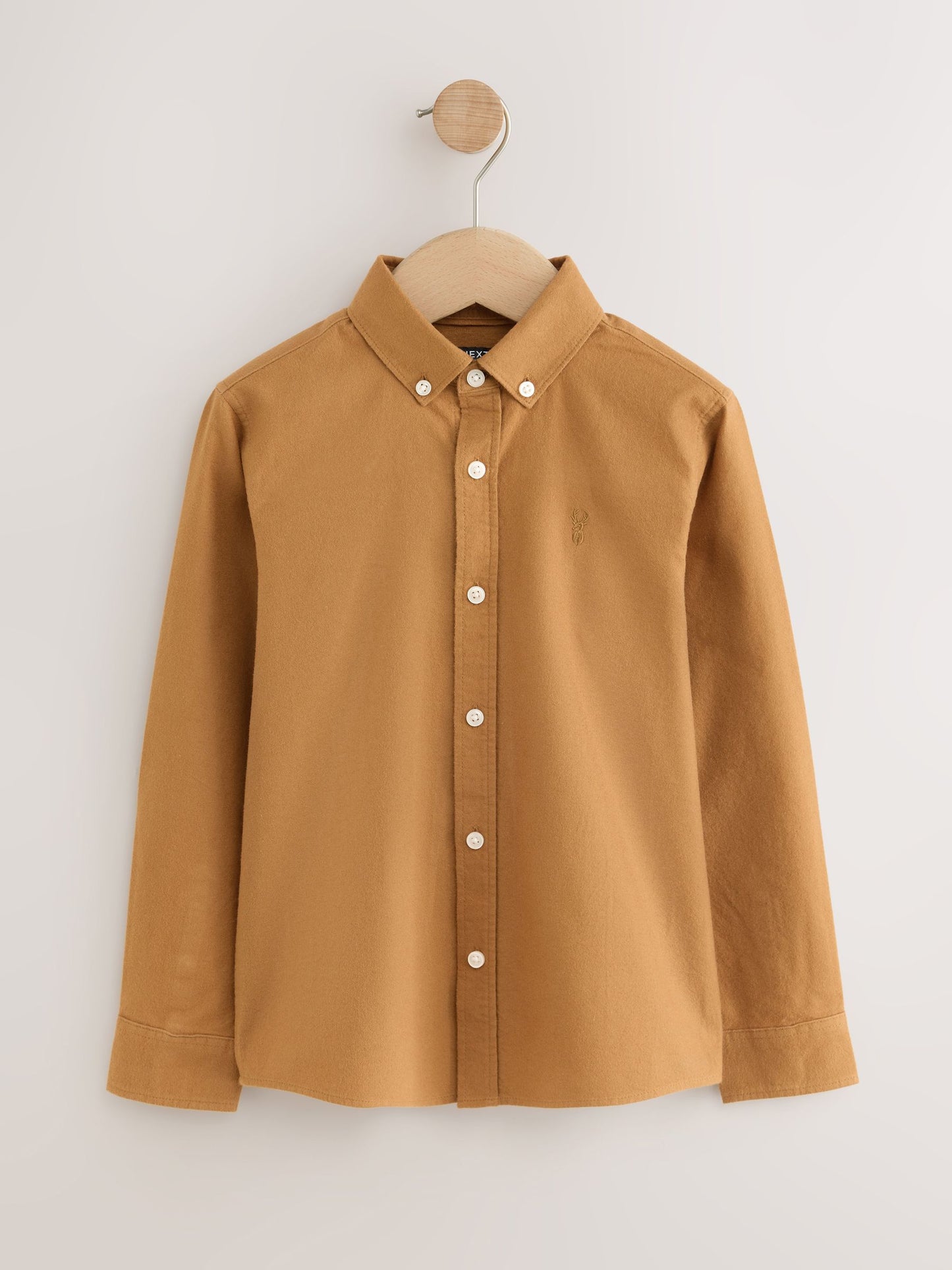 Dsiney Kidz - Mustard Yellow Long Sleeve Brushed Oxford Shirt (3-16yrs) image 1