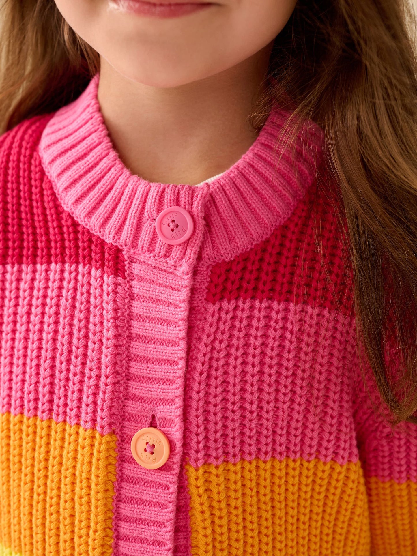Dsiney Kidz - Little Bird by Jools Oliver Rainbow Colourblock Cardigan image 4