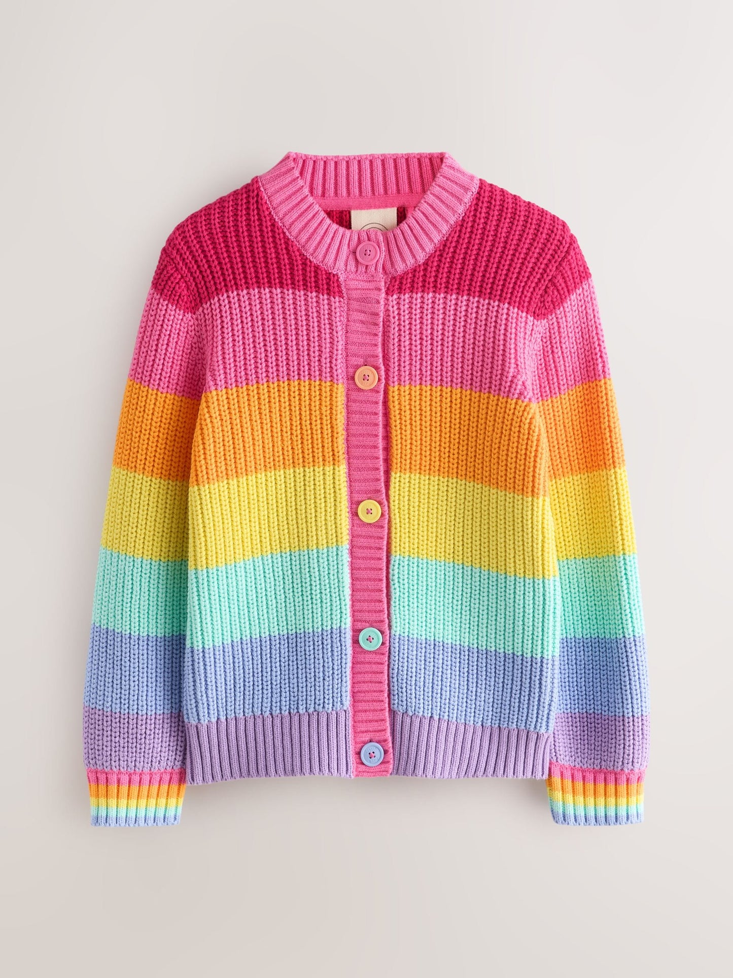 Dsiney Kidz - Little Bird by Jools Oliver Rainbow Colourblock Cardigan image 6